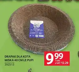 Selgros Drapak dla kota miska 40 cm Le Pupi oferta