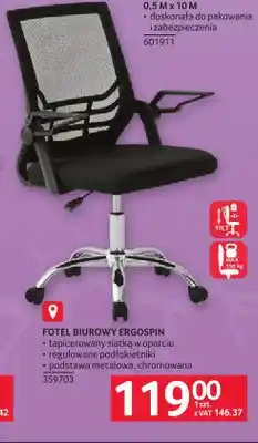 Selgros Fotel biurowy Ergospin oferta