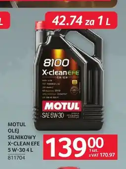 Selgros Olej silnikowy X-Clean Efe 5W-30 Motul oferta