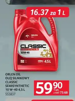Selgros Olej silnikowy Classic Semisynthetic 10W-40 Orlen Oil oferta