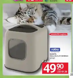 Selgros Kuweta 39,5x44,3x51 cm biała Rotho oferta