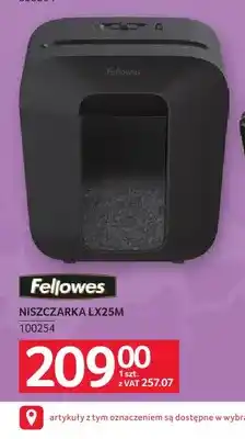 Selgros Niszczarka LX25 m Fellowes oferta