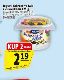 Prim Market Jogurt Zakręcony Mix z cukierkami Danone oferta