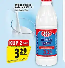 Prim Market Mleko Polskie świeże Mlekovita 3,2% oferta
