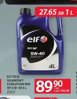 Selgros Olej silnikowy Evolution 900 Nf 5W-40 Elf oferta