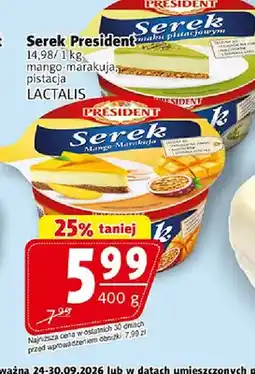 Prim Market Serek President mango-marakuja oferta