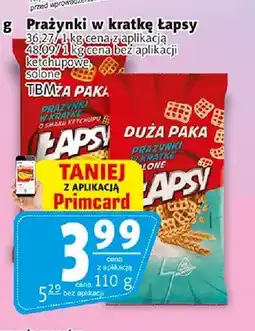 Prim Market Prażynki w kratkę Łapsy ketchupowe oferta