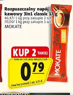 Prim Market Kawa rozpuszczalna Rozpuszczalny napój kawowy 3in1 classic Mokate oferta