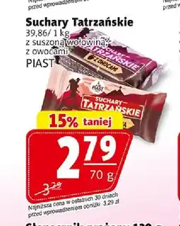 Prim Market Suchary Tatrzańskie z suszoną wołowiną Piast oferta