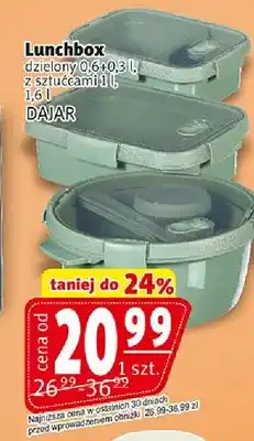 Prim Market Lunchbox dzielony 0,6+0,3 l Dajar oferta