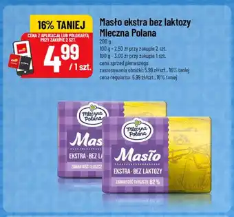 Masło ekstra bez laktozy Mleczna Polana