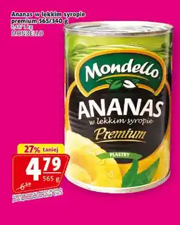 Prim Market Ananas w puszce w lekkim syropie premium Mondello oferta