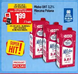 Polomarket Mleko UHT Mleczna Polana 3,2% oferta