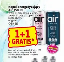 Prim Market Napój energetyzujący Air kyoto cherry Oshee oferta