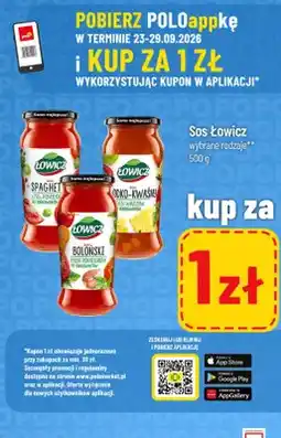 Polomarket Sos Łowicz spaghetti oferta