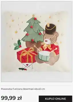 Home&You Poszewka futrzana Bearmasi 45x45 cm home & you oferta