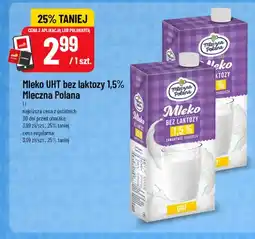 Polomarket Mleko UHT bez laktozy Mleczna Polana 1,5% oferta