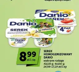 ABC Serek homogenizowany Danio truskawkowy 4-pak oferta
