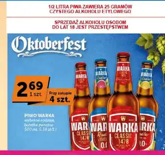 Piwo bezalkoholowe Warka Radler