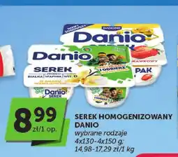 ABC Serek homogenizowany Danio truskawkowy 4-pak oferta