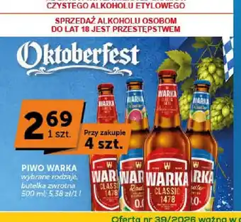 Piwo Warka Classic
