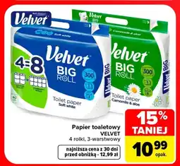Carrefour Papier toaletowy Velvet oferta