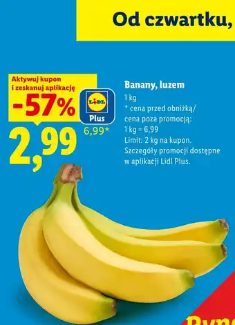 Lidl Banany Plus-Plus oferta