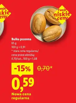 Lidl Bułka pszenna Nowa oferta