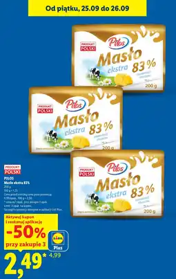 Lidl Masło Pilos oferta