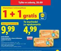 Lidl Jaja Złota nioska oferta