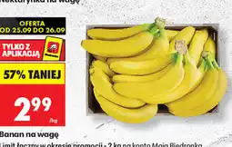 Biedronka Banan na wagę oferta