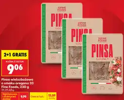 Biedronka Pinsa wielozbożowa o smaku oregano 33 Fine Foods oferta