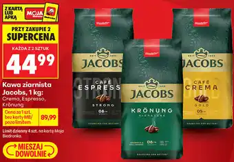 Kawa ziarnista Jacobs: Crema, Espresso, Krönung
