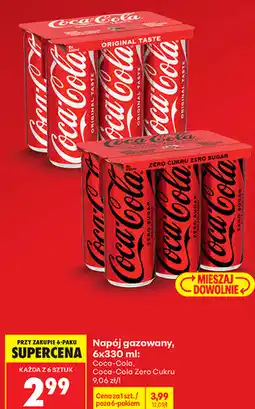 Biedronka Napój gazowany Coca-Cola, Coca-Cola Zero Cukru oferta