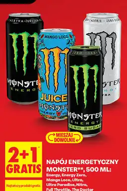 Biedronka Napój energetyczny Monster oferta