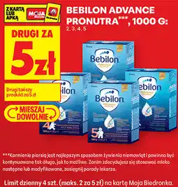 Biedronka Bebilon Advance Pronutra oferta