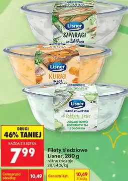 Biedronka Filety śledziowe Lisner oferta
