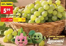 Biedronka Winogrono jasne na wagę oferta