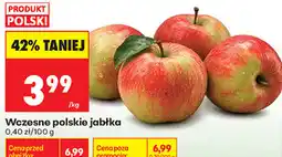 Biedronka Wczesne polskie jabłka oferta