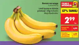 Biedronka Banan na wagę oferta