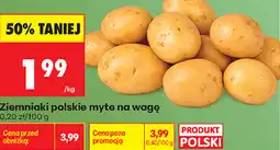 Biedronka Ziemniaki polskie myte na wagę oferta