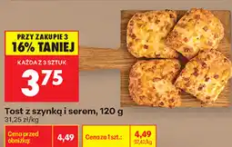 Biedronka Tost z szynką i serem oferta