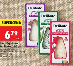 Biedronka Twaróg klinek Delikate oferta