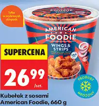 Biedronka Kubełek z sosami American Foodie oferta