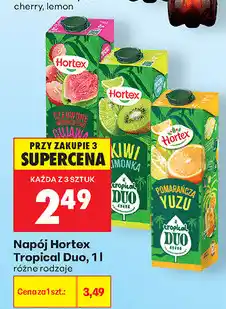 Biedronka Napój Hortex Tropical Duo oferta