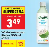 Biedronka Woda kokosowa Riviva oferta