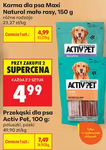 Biedronka Przekąski dla psa Activ Pet oferta