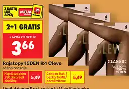 Biedronka Rajstopy 15DEN R4 Cleve oferta