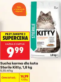 Biedronka Sucha karma dla kota Sterile Kitty oferta