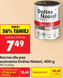Biedronka Karma dla psa wołowina Dolina Noteci oferta